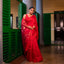 Bright Red Pure Handwoven Matka Silk Saree