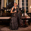 Black, Silver, Gold and Red Pure Matka Tissue Jamdaani Saree