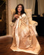 Ethereal Harmony - The Beige Jamdani Pure Silk, Pure Cotton, Pure Satin Drape