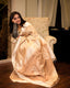 Ethereal Harmony - The Beige Jamdani Pure Silk, Pure Cotton, Pure Satin Drape