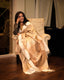 Ethereal Harmony - The Beige Jamdani Pure Silk, Pure Cotton, Pure Satin Drape