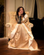 Ethereal Harmony - The Beige Jamdani Pure Silk, Pure Cotton, Pure Satin Drape