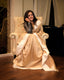 Ethereal Harmony - The Beige Jamdani Pure Silk, Pure Cotton, Pure Satin Drape