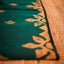 Teal and Gold Pure Muslin Jamdaani Saree