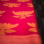 Rani Pink Resham Matka Jamdaani Saree with Floral Patterns