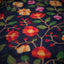 Garden of Timeless Weaves - Pure Khadi Navy Blue Jamdaani Saree