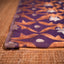 Ethereal Radiance in Purple - A Purple Jamdani Half-and-Half Saree