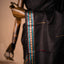 Elegant Black Kanjivaram Silk Saree with Multi-coloured border