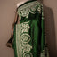 Lush Green Kantha Silk Saree