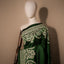 Lush Green Kantha Silk Saree