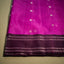 Pure Chanderi Silk Saree – Magenta & Pure Silver Zari