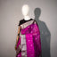Pure Chanderi Silk Saree – Magenta & Pure Silver Zari