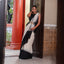 Monochrome Elegance – The Bengal Handloom Saree