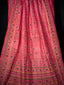 Pink Tassar Kanthha Saree, Handcrafted Heritage in Thread