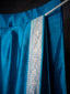 Vibrant Blue Banarasi Silk Saree with Silver Zari Border