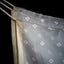 Soft Grey Pure Muslin Jamdani Saree with Golden Border & Pink Motifs