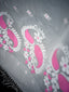 Soft Grey Pure Muslin Jamdani Saree with Golden Border & Pink Motifs