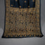 Noir Mustard Bloom, Handcrafted Black Kanthha Saree with Mustard & White Detailing