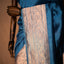 Vibrant Blue Banarasi Silk Saree with Silver Zari Border