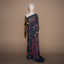Garden of Timeless Weaves - Pure Khadi Navy Blue Jamdaani Saree