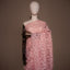 Blush Pink Hand Embroidered Chikankaari Saree