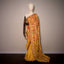 Sunlit Elegance, Yellow Saree with multicolor hand embroidery throughout