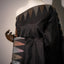 Pure Kanchipuram Silk Saree in Black with Silver & Gold Accents
