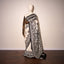 Monochrome Elegance – Hand Kanthha on Bangalore Silk