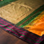 Vibrant Yellow Kanjivaram South Silk Saree with Purple-Green Border