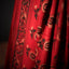 Rust Red Modal Silk Saree with Hand Block Floral Motifs