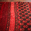 Rust Red Modal Silk Saree with Hand Block Floral Motifs