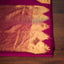 Golden Dark Pink Glow – Pure Kanchipuram Silk Saree