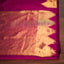 Golden Dark Pink Glow – Pure Kanchipuram Silk Saree