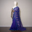 Vibrant Robin Blue Elegance – Pure Matka Silk Saree with Muslin Jamdani Pallu