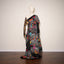 Eyes of Eternity – Hand Kantha Stitched Black Silk Saree