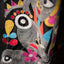 Eyes of Eternity – Hand Kantha Stitched Black Silk Saree