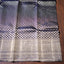 TARINI – Kanjivaram Silk Saree in Silver and Deep Navy