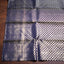 TARINI – Kanjivaram Silk Saree in Silver and Deep Navy
