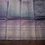 VASUDHA – Smoky Lavender Pure Kanjivaram Silk Saree in Grey-Purple and Silver