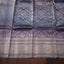 VASUDHA – Smoky Lavender Pure Kanjivaram Silk Saree in Grey-Purple and Silver