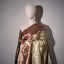 TANIRA – Pure Kanjivaram Silk Saree in Champagne Gold and Antique Rose