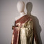 TANIRA – Pure Kanjivaram Silk Saree in Champagne Gold and Antique Rose