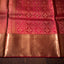 RUDHIRA – Pure Kanjivaram Silk Saree in Scarlet Red and Antique Gold