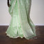 Mint Sage Green – Handwoven Muslin Jamdani Saree