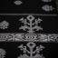 Midnight Whisper – Pure Cotton Jamdaani Saree in Black and Ivory