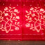 Shuddh Laal Muslin Jamdani with Floral Vine border and Pallu