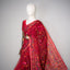 Laal Rang Mahal Jamdani - A Pure Muslin Master Weaver Heirloom