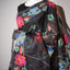 Raat Gulbaag Black Pure Muslin Jamdani – Multicolour Floral Vine Masterpiece