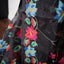 Raat Gulbaag Black Pure Muslin Jamdani – Multicolour Floral Vine Masterpiece