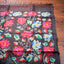 Raat Gulbaag Black Pure Muslin Jamdani – Multicolour Floral Vine Masterpiece